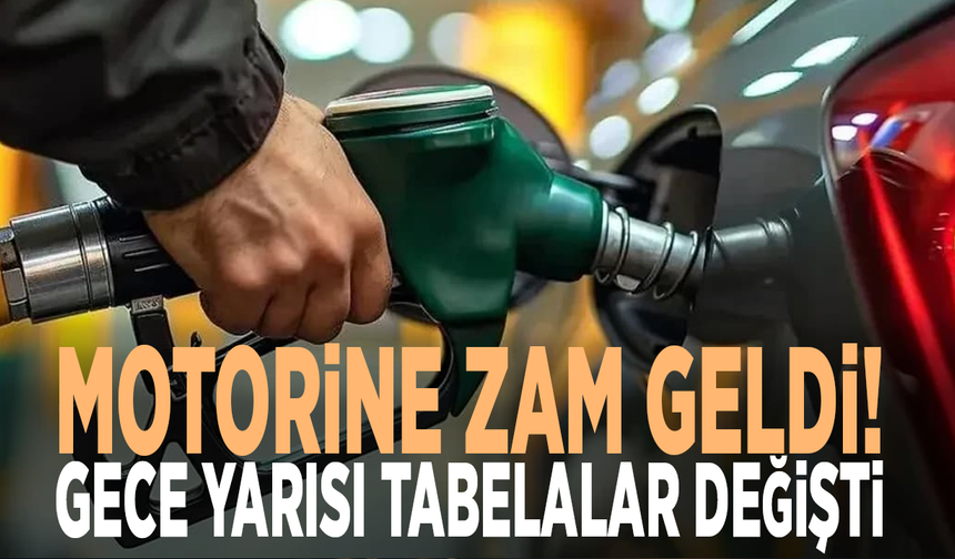 Motorine zam geldi! Gece yarısı tabelalar değişti