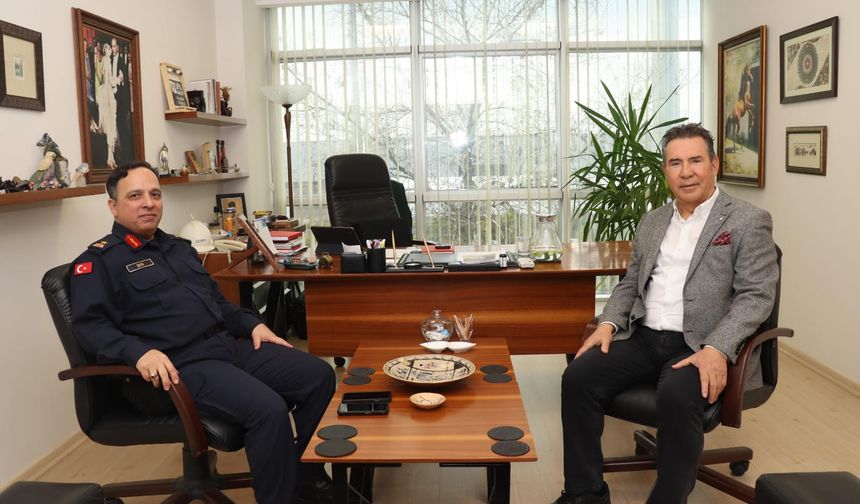 Jandarma Komutanı Tuğgeneral İlhan Şen’den Manisa Kent Konseyi’ne ziyaret