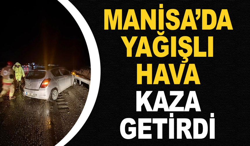 Önce refüje ardından bariyerlere çarptı: 2 yaralı