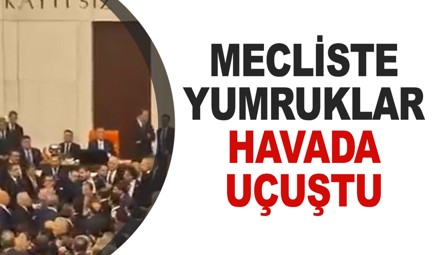 Meclis'te yemin kavgası: Yumruklar havada uçuştu