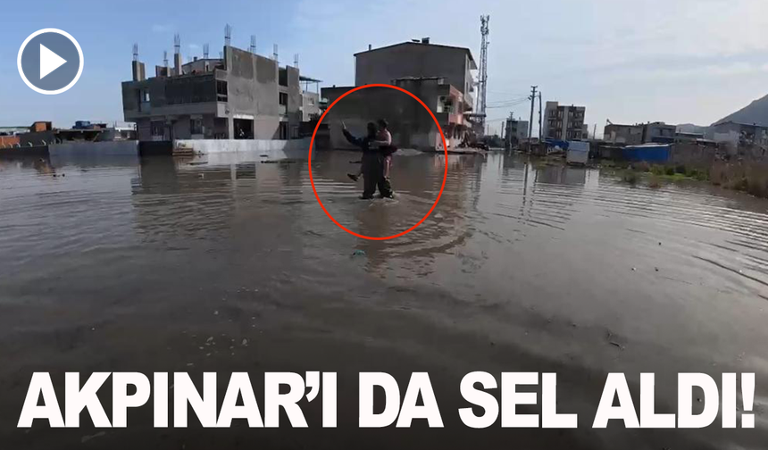 Manisa’da Selde Mahsur Kalanları İtfaiye Kurtardı