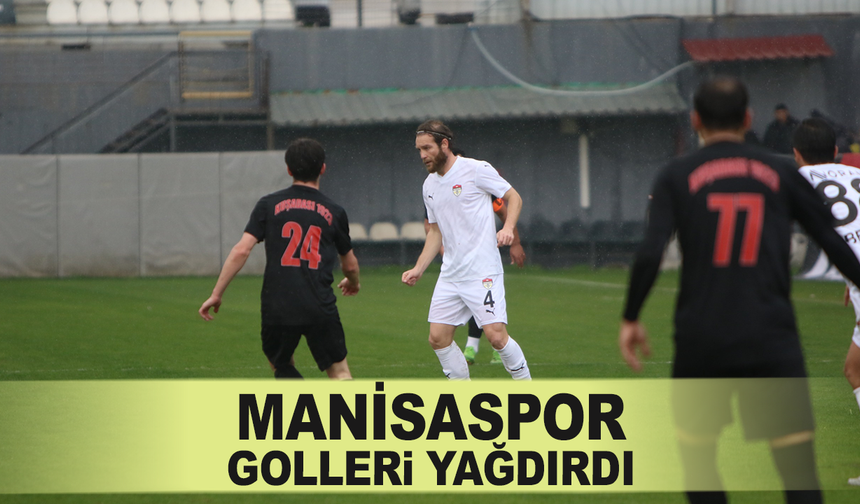 MANİSASPOR’DAN GOL ŞOV