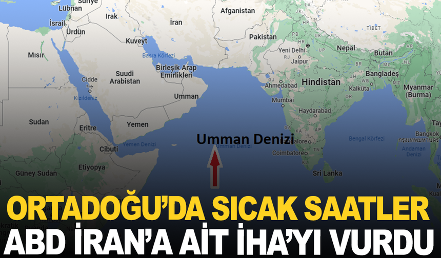 ABD, İran'a ait bir İHA'yı vurdu
