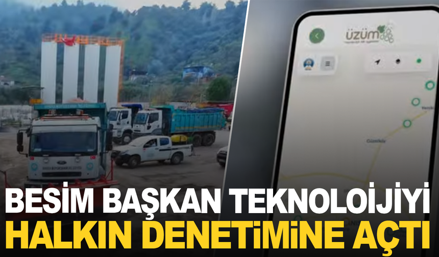 Büyükşehir'den dijital takip: Hizmet aracım nerede?