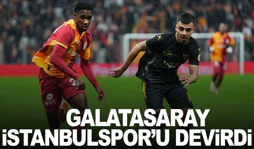 Galatasaray: 3 - İstanbulspor: 1