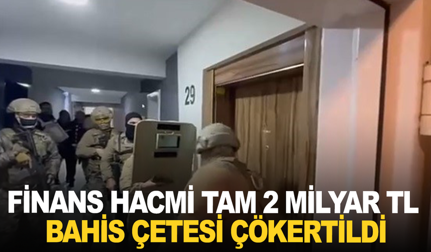 İzmir’de dev yasa dışı bahis operasyonu: 49 tutuklama