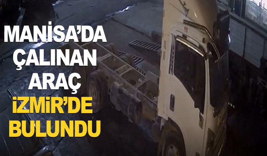 Manisa’da çalınan araç İzmir'de bulundu: Hırsızlık anı kamerada
