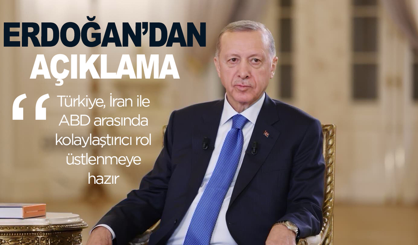 Gerilim sonrası Cumhurbaşkanı Erdoğan'dan açıklama