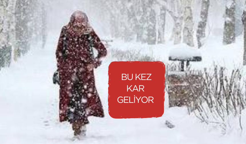 Manisa'ya kar geliyor