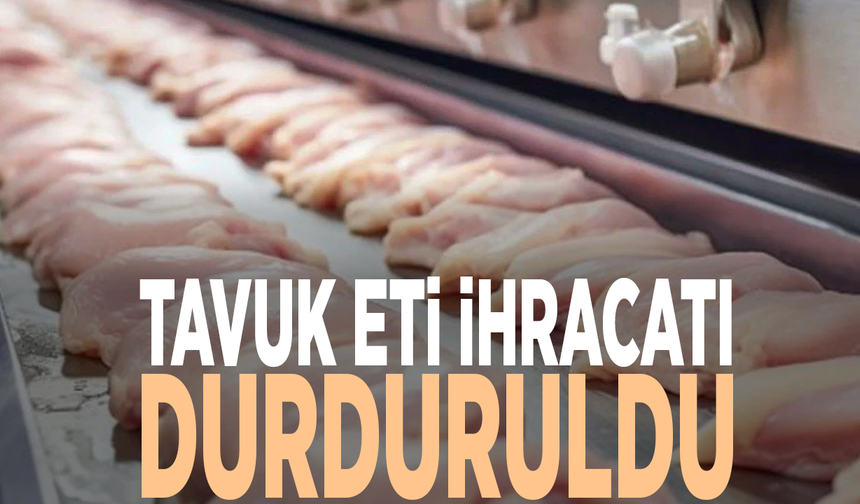 Fiyat artışı sonrası tavuk eti ihracatı durduruldu
