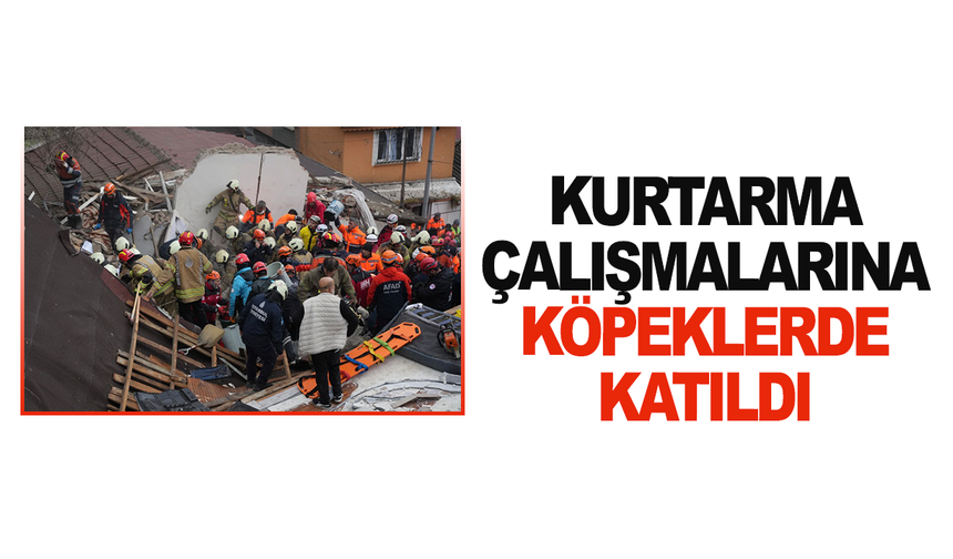 Fatih’te çöken binalarda enkaz altında kalanları kurtarma çalışması devam ediyor