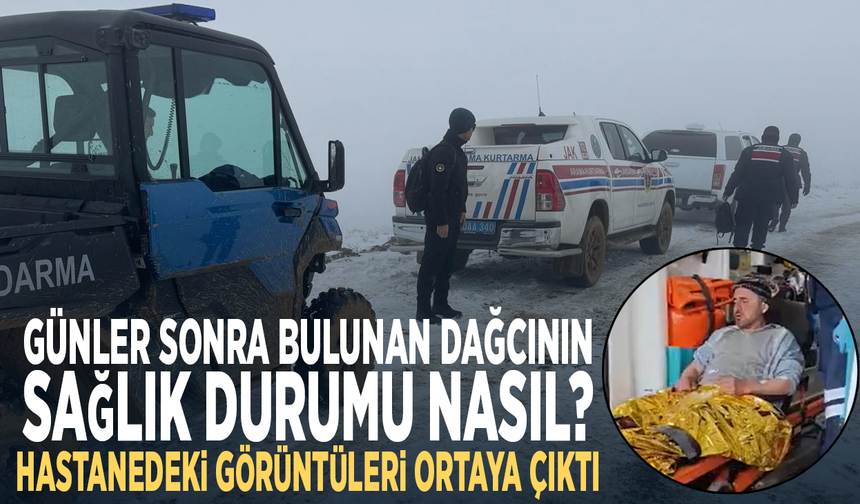 Günler sonra bulunan dağcının sağlık durumu nasıl? Hastanedeki görüntüleri ortaya çıktı
