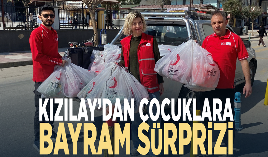 Kızılay’dan çocuklara bayram sürprizi