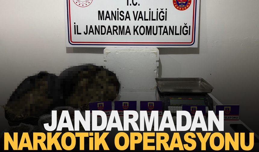 Jandarmadan müşterek narkotik operasyonu