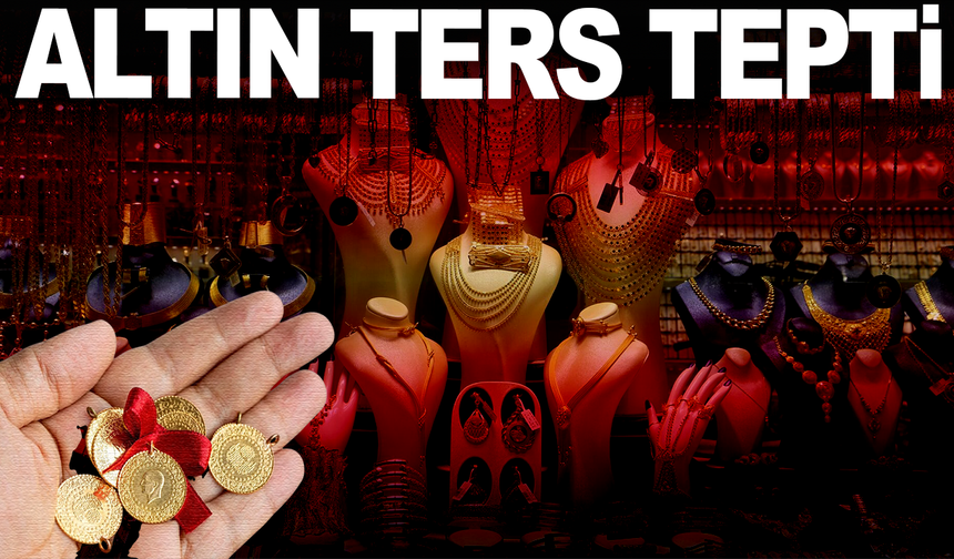 Altından yatırımcısına soğuk duş