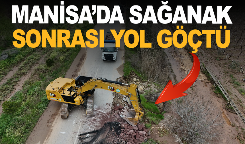 İlçede Çöken Yol Onarıldı