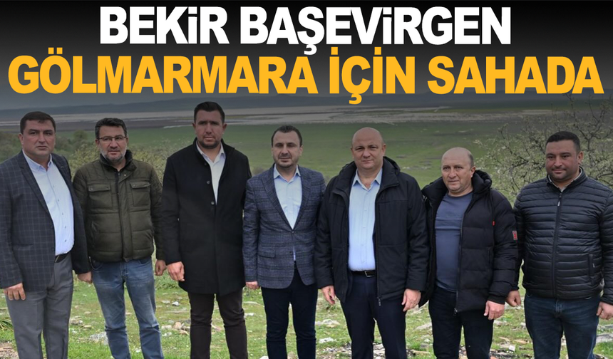 Gölmarmara’da Kritik Görüşme: Sahada Göl Mesaisi