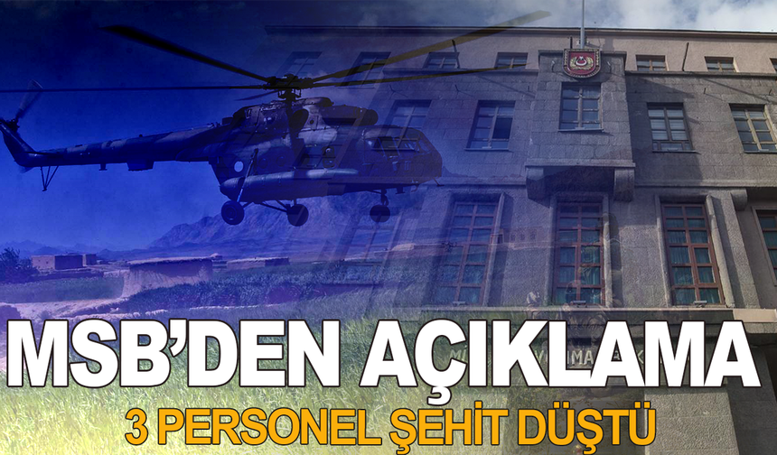 MSB'den Katar'da düşen uçakla ilgili açıklama!