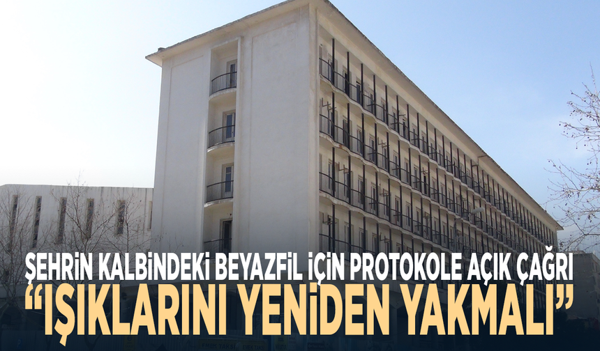 Şehrin kalbindeki Beyazfil için protokole açık çağrı: “Işıklarını yeniden yakmalı”
