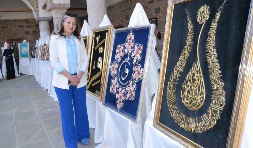 Manisa'da 'Sanatın Diliyle Değerlerimiz’ temalı sergi açıldı