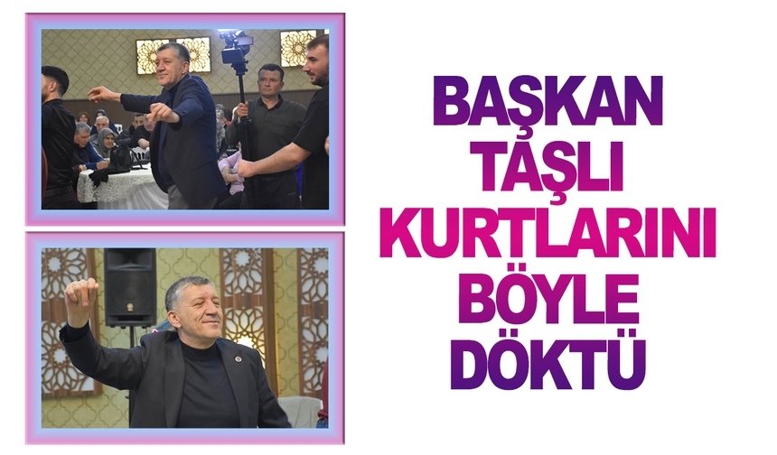 Köprübaşı’nda Nişan Töreninde Başkan Taşlı Kurtlarını Böyle Döktü