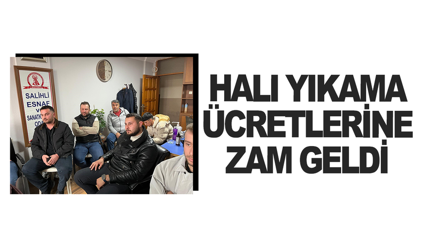 Halı yıkama ücretlerine zam yapıldı