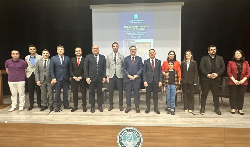 Kaymakam Güldoğan, geleceğin hukukçularıyla buluştu
