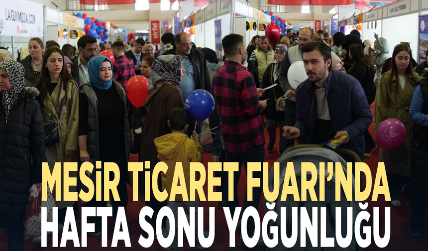 Mesir Ticaret Fuarı’nda hafta sonu yoğunluğu
