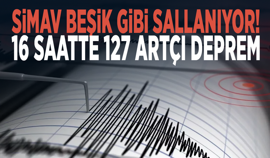 Simav beşik gibi sallanıyor! 16 saatte 127 artçı deprem