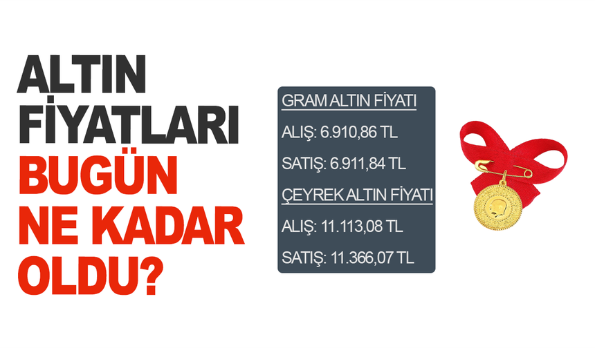 Haftanın ilk gününde altın fiyatları ne kadar oldu?