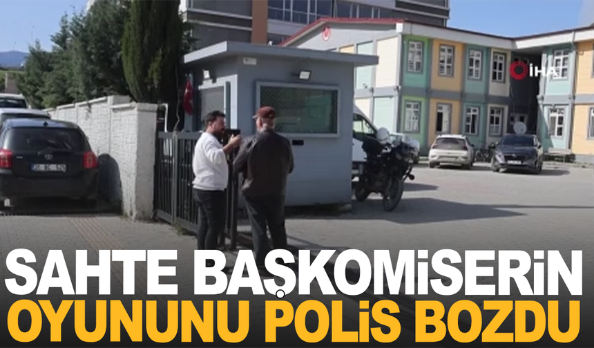 Öğretmeni dolandırmaya çalışan sahte başkomiserin oyunu böyle bozuldu