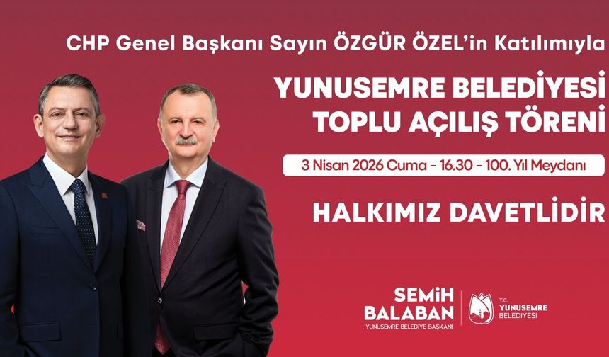 YUNUSEMRE BELEDİYESİ-TOPLU AÇILIŞ İLAN