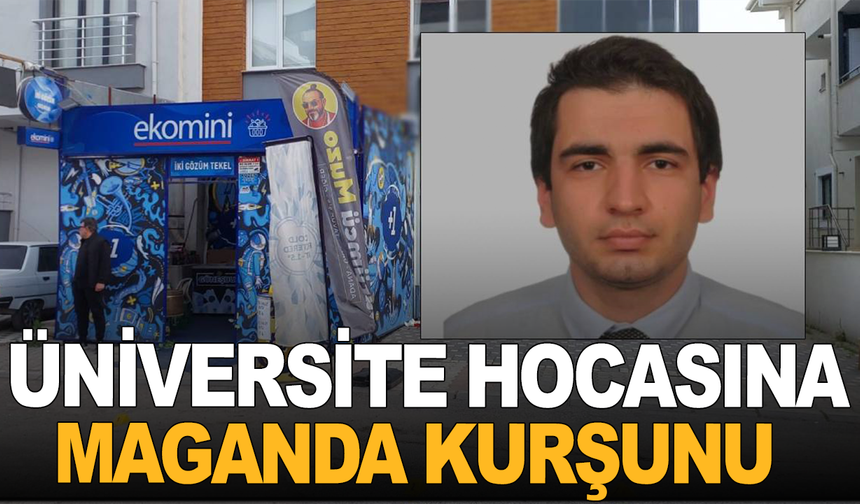 Üniversite hocasını maganda kurşunu canından etti