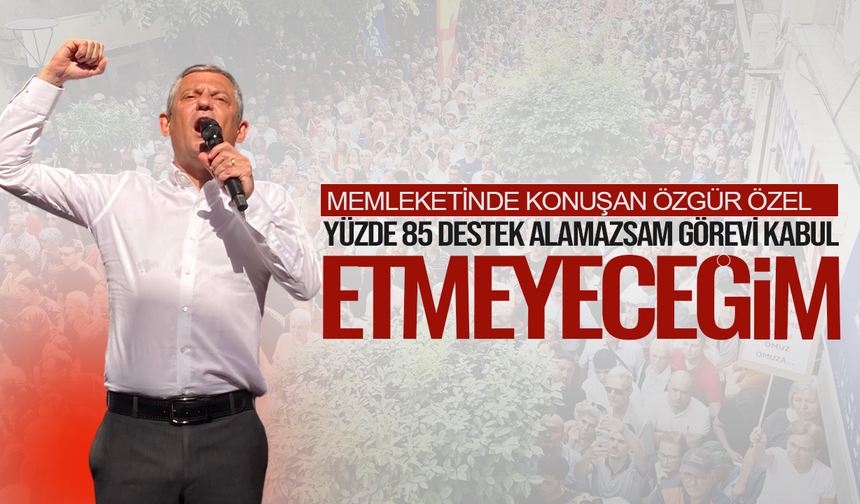 Manisa'da Özgür Özel'den Tarihi Çağrı: Sandığı Koyun
