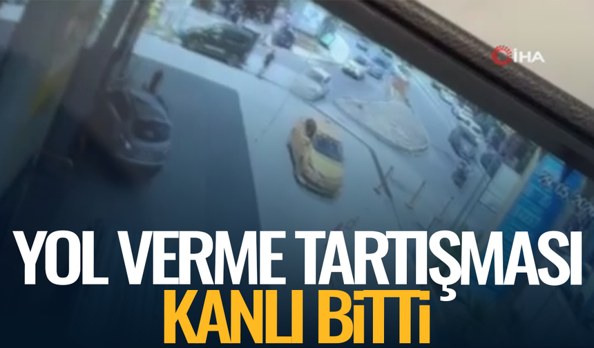 Yol verme yüzünden tartıştığı taksiciyi takip edip bıçakladı