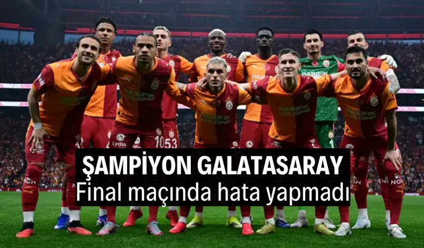 Şampiyon Galatasaray