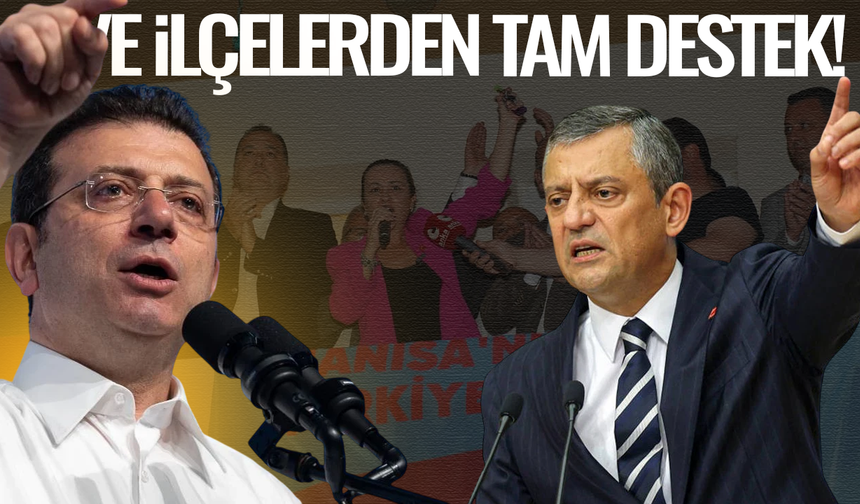 CHP Manisa Örgütleri Genel Başkan Özgür Özel'in Yanında