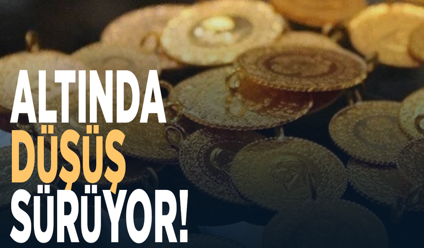 Altında düşüş sürüyor!