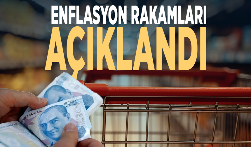 Enflasyon rakamları açıklandı