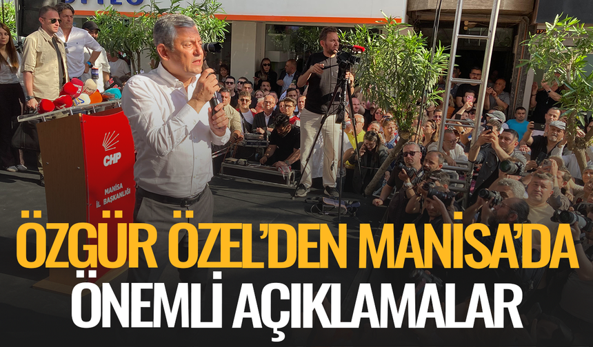 Özgür Özel: Karşımızda sultancılar ile butlancıların ittifakı var!