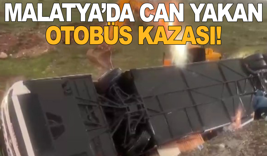 Yolcu otoüsü devrildi: Ölü ve yaralılar var
