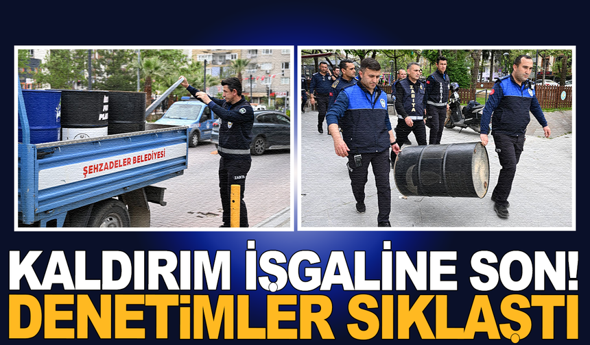 Manisa’da Yayalar İçin Kaldırımlar Denetimde
