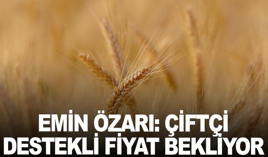 Emin Özarı: Çiftçi Destekli Fiyat Bekliyor