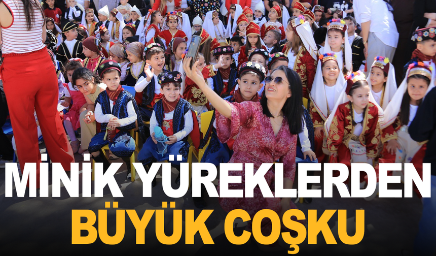 Minik yüreklerden büyük coşku