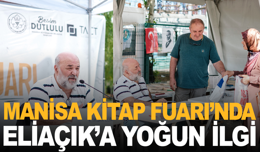 Recep İhsan Eliaçık Manisa Kitap Fuarı’nda Okurlarıyla Buluştu
