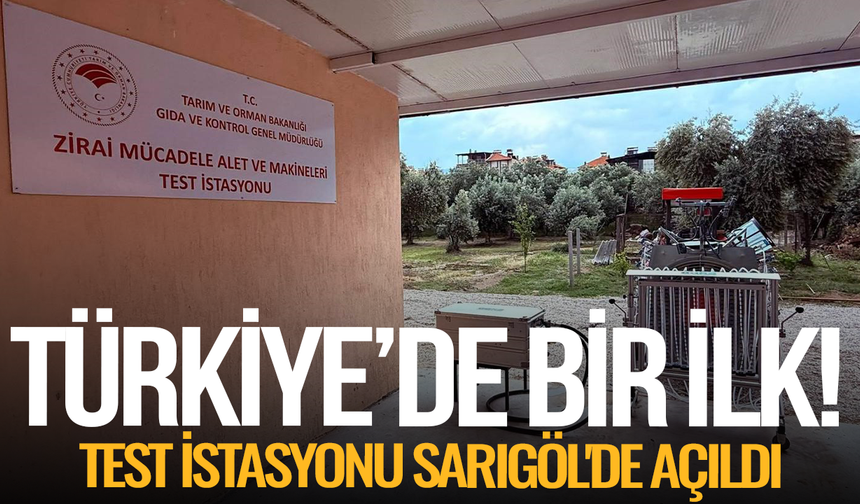Türkiye'nin ilk zirai mücadele test istasyonu Sarıgöl'de açıldı