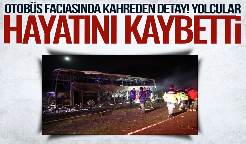 Otobüs faciasında kahreden detay! Yolcular çıkış kapısında sıkışarak hayatını kaybetti