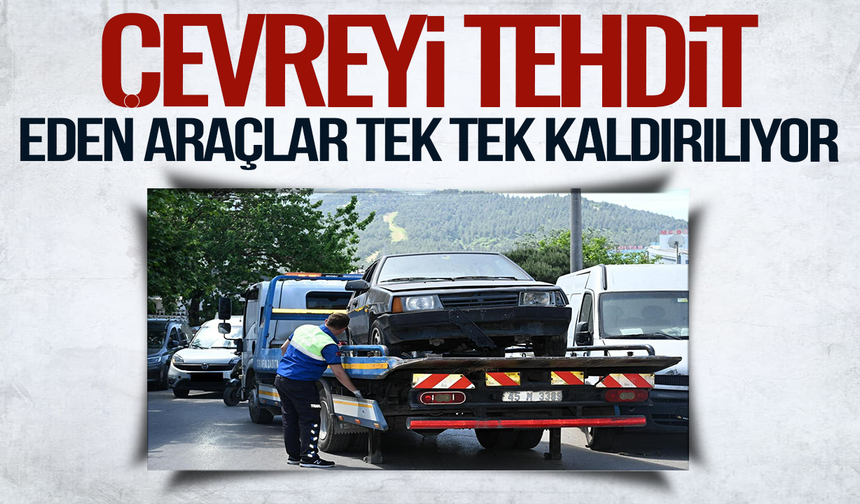 Manisa Büyükşehir’den Hurda Araç Operasyonu