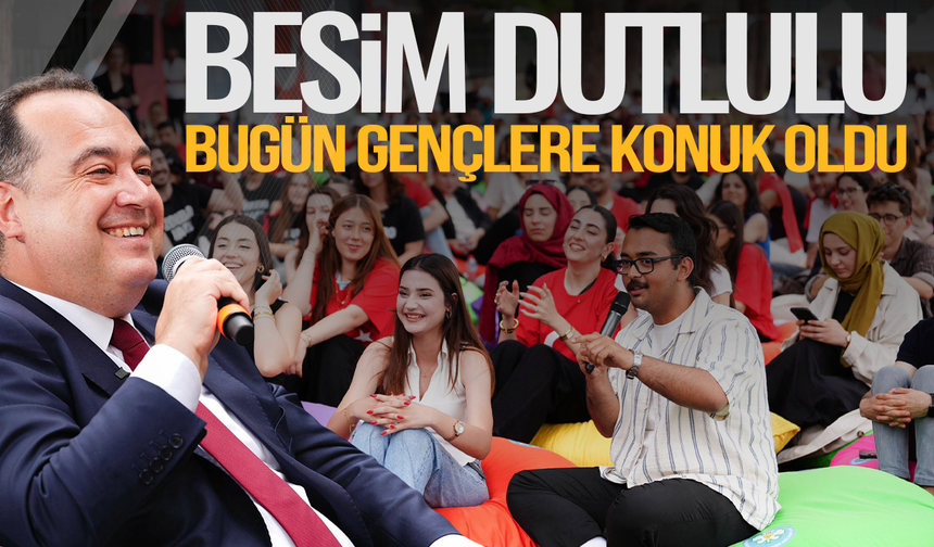 Besim Dutlulu gençlerle Sümerpark’ta buluştu