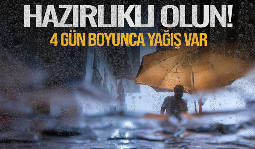 Meteorolojiden Manisa İçin Gök Gürültülü Sağanak Uyarısı: Günlerce sürecek